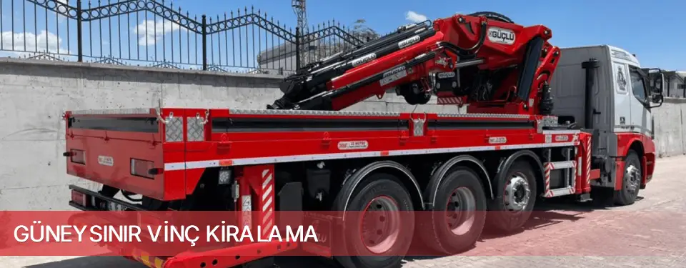 Güneysınır İlçemi Vinç Kiralama